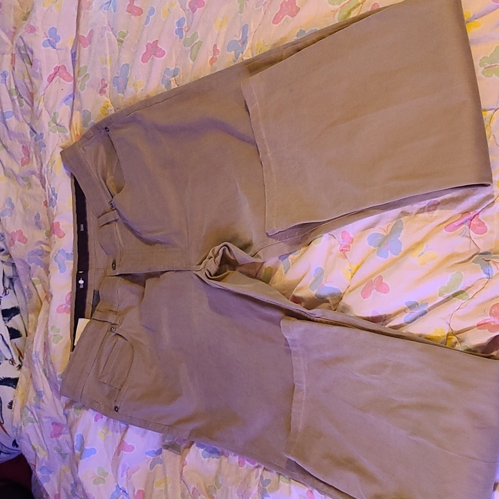 Mens hiltl pants tan colored